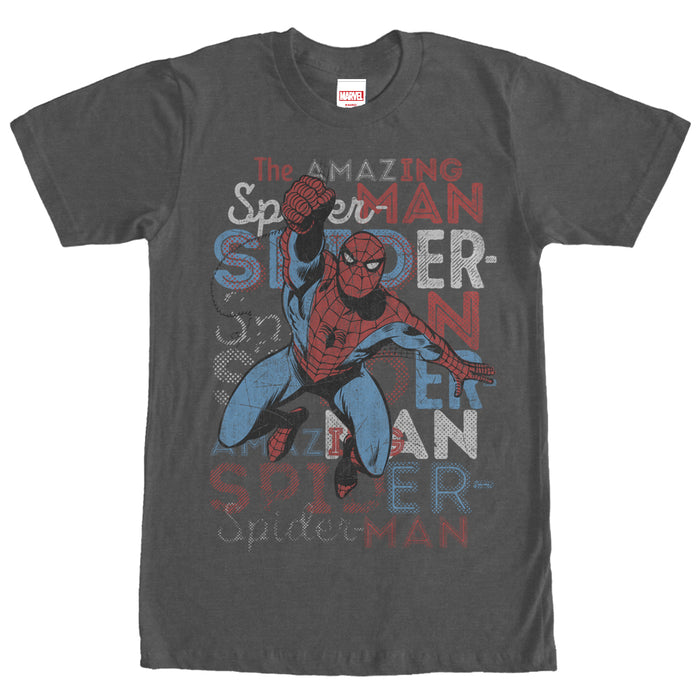 fifth sun Men's Marvel Amazing Spider-Man Jump T-Shirt