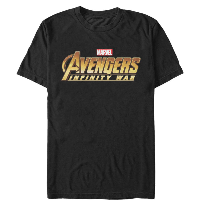 fifth sun Men's Marvel Avengers: Avengers: Infinity War Filled Logo T-Shirt