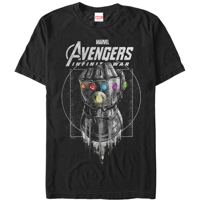 Fifth Sun Men's Marvel Avengers: Avengers: Infinity War Gauntlet Drip T-Shirt