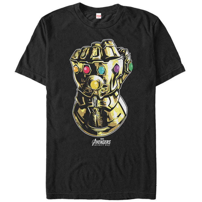 fifth sun Men's Marvel Avengers: Avengers: Infinity War Gauntlet T-Shirt