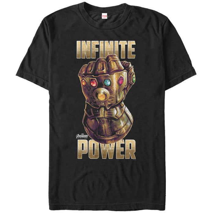 fifth sun Men's Marvel Avengers: Avengers: Infinity War Gauntlet Power T-Shirt
