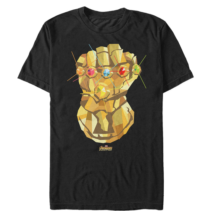 fifth sun Men's Marvel Avengers: Avengers: Infinity War Geometric Gauntlet T-Shirt