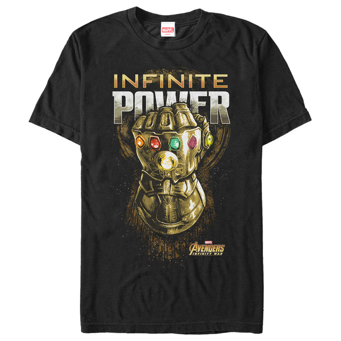 fifth sun Men's Marvel Avengers: Avengers: Infinity War Infinite Power Glove T-Shirt