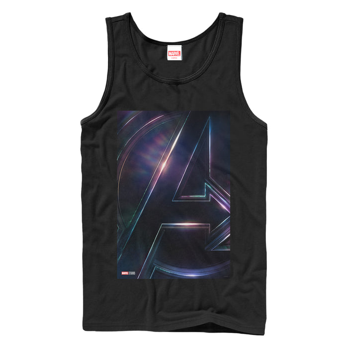 fifth sun Men's Marvel Avengers: Avengers: Infinity War Logo Poster Tank Top