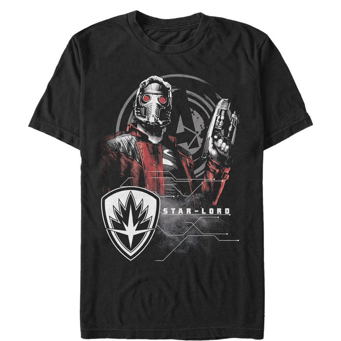 fifth sun Men's Marvel Avengers: Avengers: Infinity War Star-Lord Mist T-Shirt