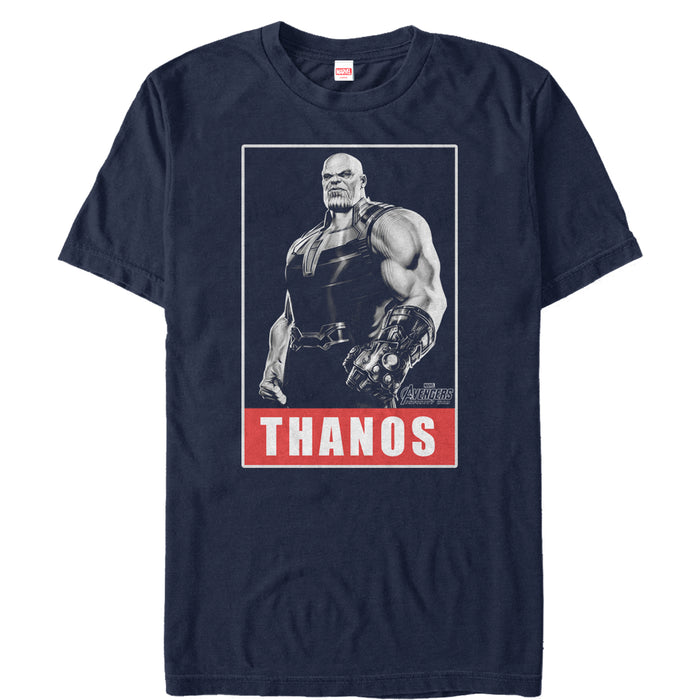 fifth sun Men's Marvel Avengers: Avengers: Infinity War Thanos Name T-Shirt