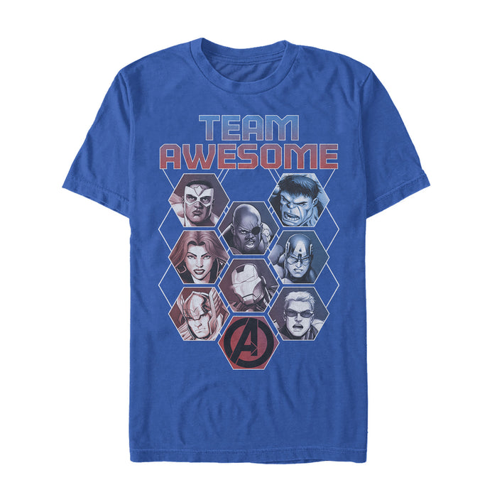 fifth sun Men's Marvel Avengers Awesome Frame T-Shirt