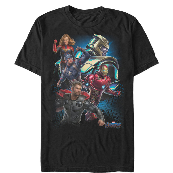 fifth sun Men's Marvel Avengers: Endgame Earth's Heroes T-Shirt