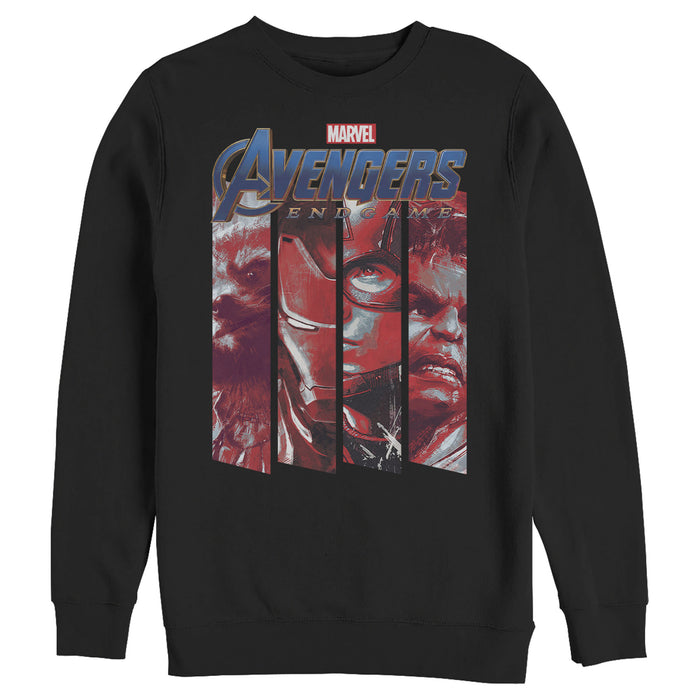fifth sun Men's Marvel Avengers: Endgame Hero Panels Sweatshirt