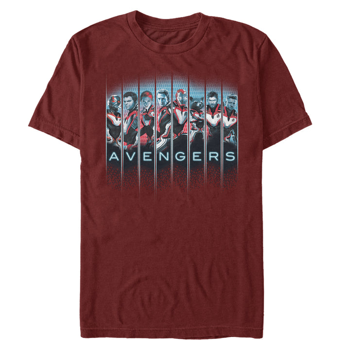 Fifth Sun Men's Marvel Avengers: Endgame Hero Panels T-Shirt