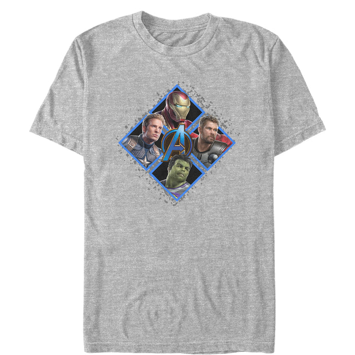 fifth sun Men's Marvel Avengers: Endgame Hero Square T-Shirt
