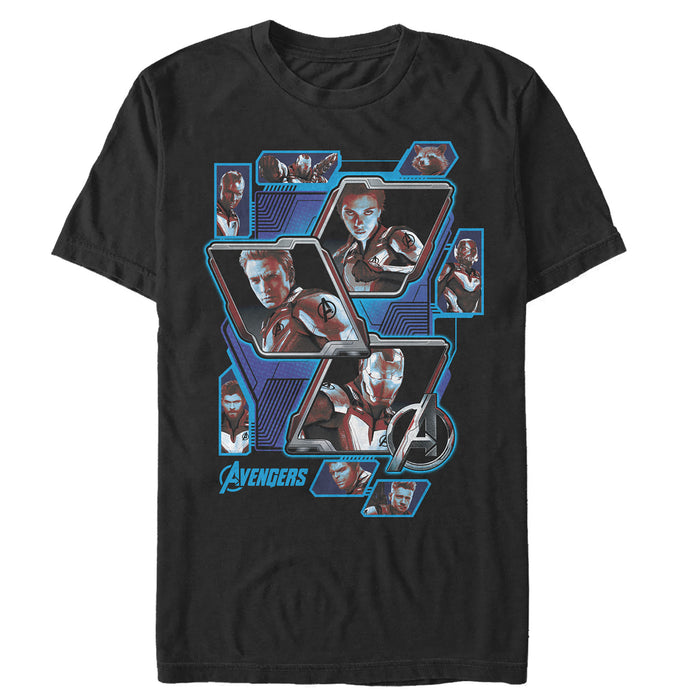 fifth sun Men's Marvel Avengers: Endgame Hero Tech Panels T-Shirt