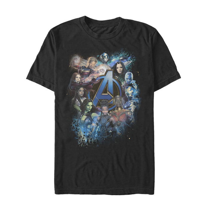 fifth sun Men's Marvel Avengers: Endgame Heroine Poster T-Shirt