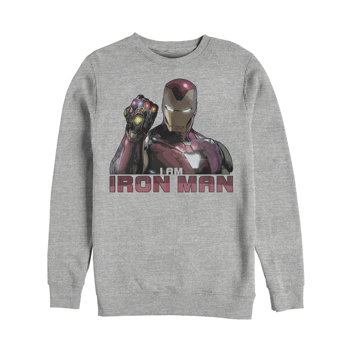 fifth sun Men's Marvel Avengers: Endgame I Am Iron Man Sweatshirt