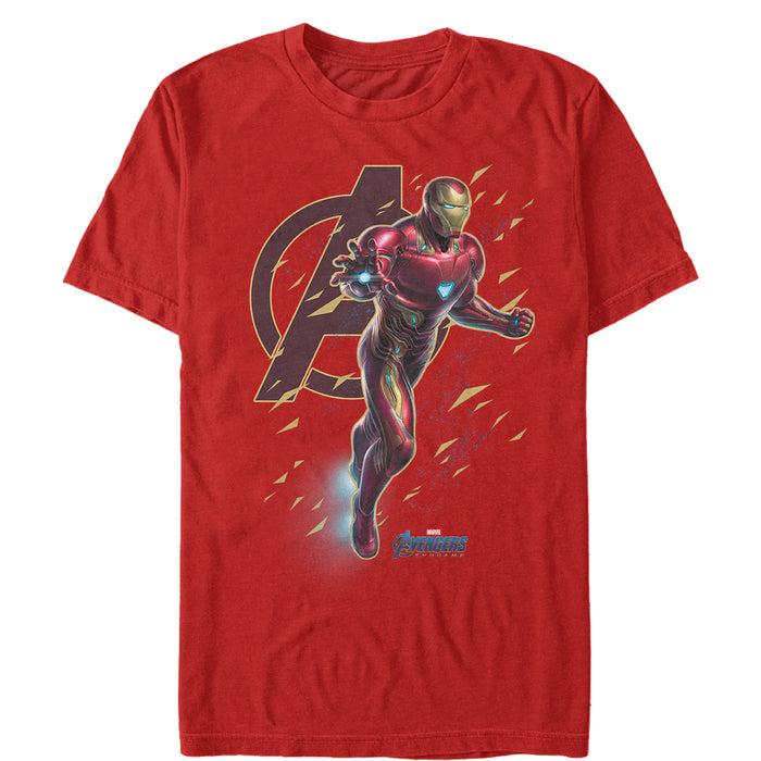 fifth sun Men's Marvel Avengers: Endgame Iron Man Flight Ready T-Shirt