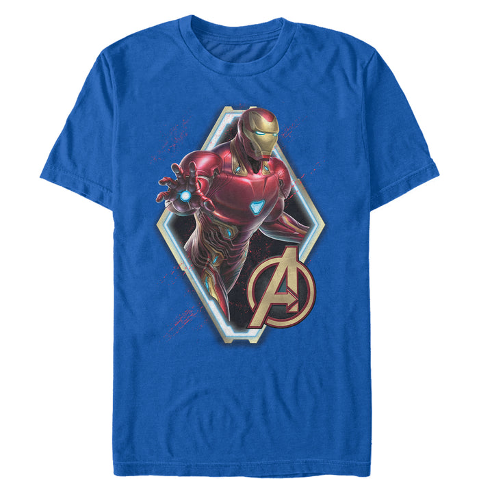 fifth sun Men's Marvel Avengers: Endgame Iron Man Frame T-Shirt