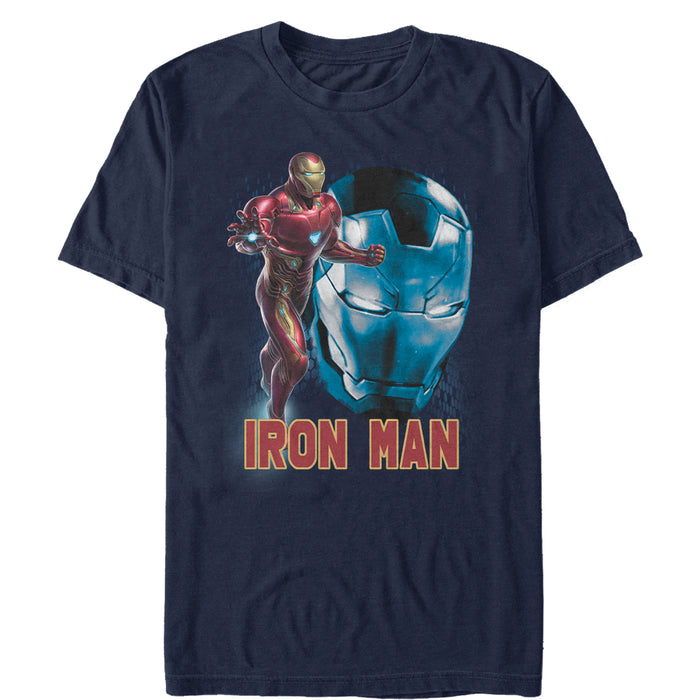 fifth sun Men's Marvel Avengers: Endgame Iron Man Helmet T-Shirt