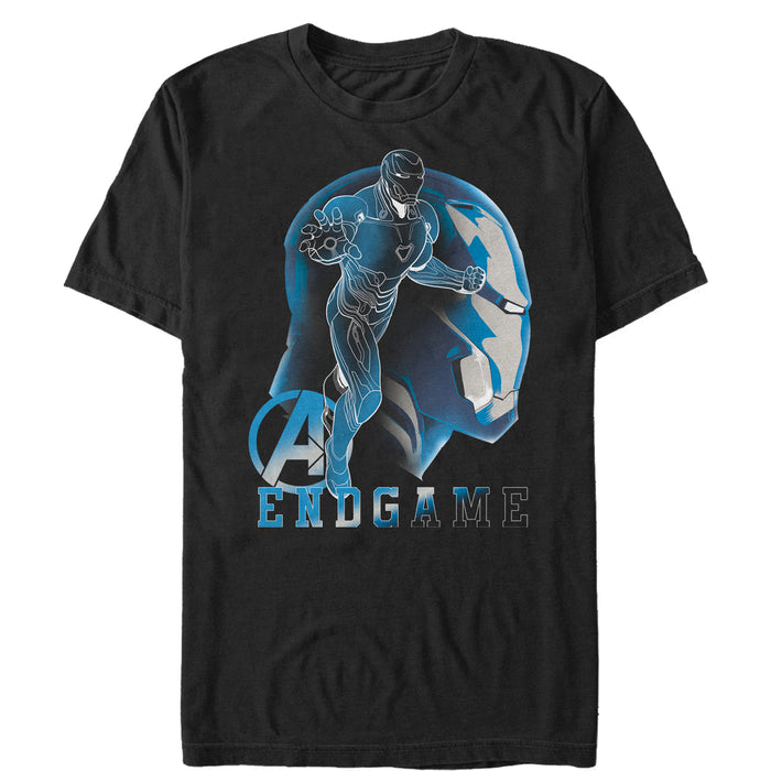 fifth sun Men's Marvel Avengers: Endgame Iron Man Profile T-Shirt