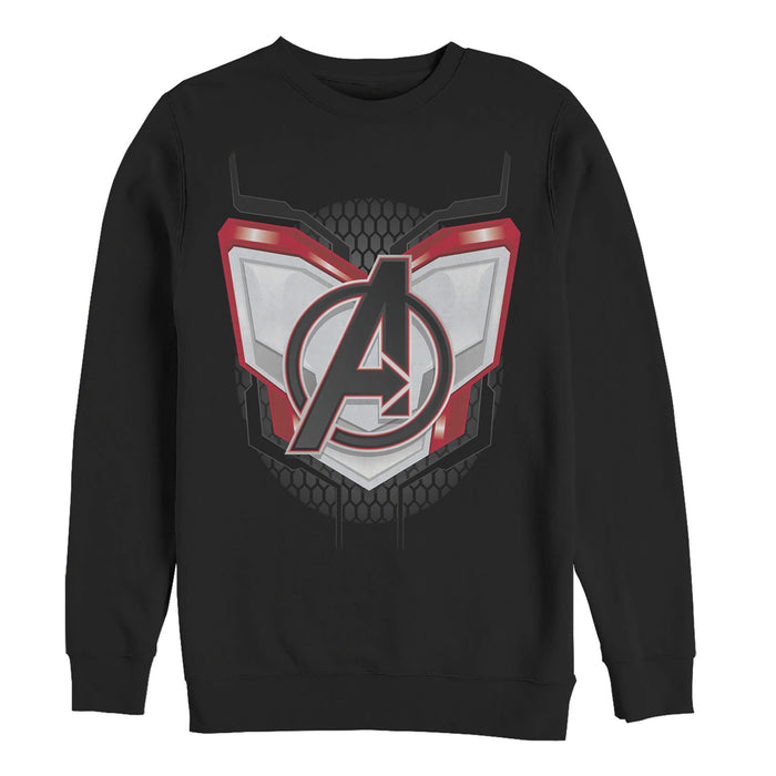 fifth sun Men's Marvel Avengers: Endgame Logo Quantum Suit Sweatshirt