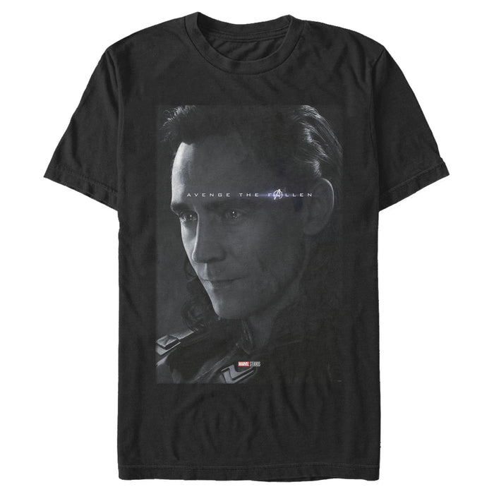 fifth sun Men's Marvel Avengers: Endgame Loki Poster T-Shirt