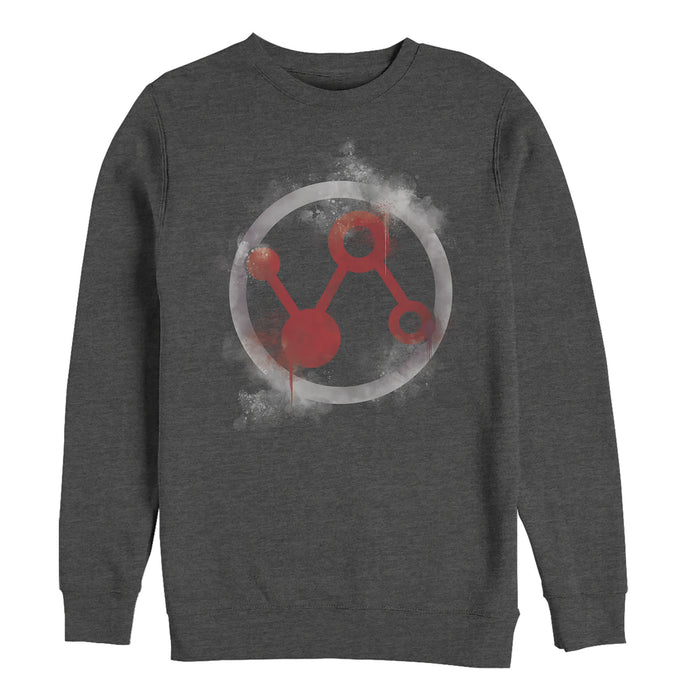 fifth sun Men's Marvel Avengers: Endgame Smudged Ant-Man Sweatshirt