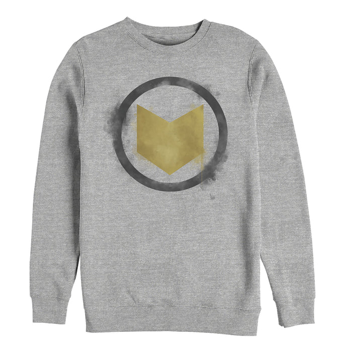 fifth sun Men's Marvel Avengers: Endgame Smudged Hawkeye Sweatshirt