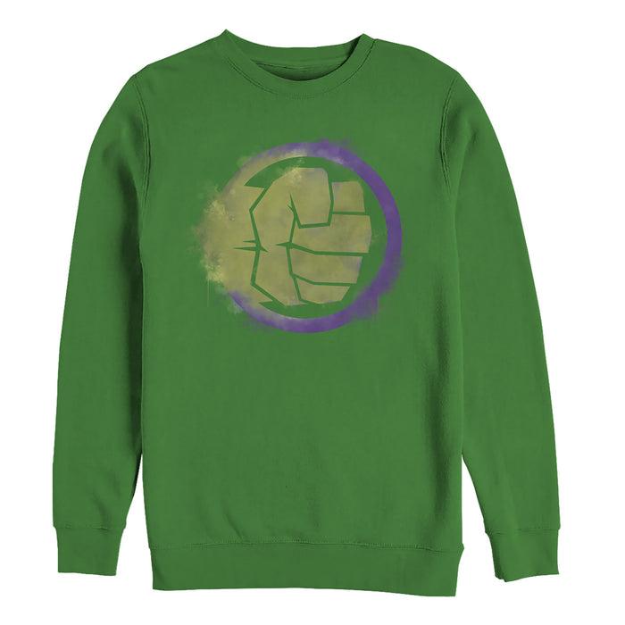 Fifth Sun Men's Marvel Avengers: Endgame Smudged Hulk Sweatshirt