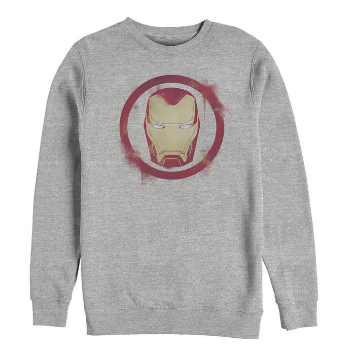 Fifth Sun Men's Marvel Avengers: Endgame Smudged Iron Man Sweatshirt