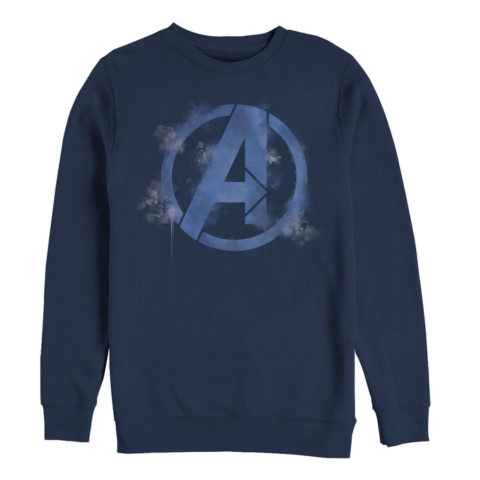 Fifth Sun Men's Marvel Avengers: Endgame Smudged Logo Sweatshirt