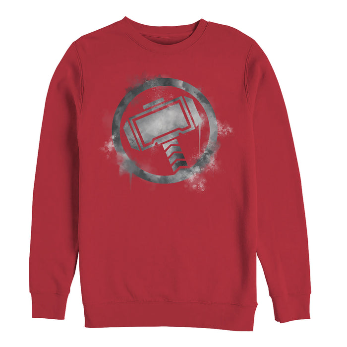 fifth sun Men's Marvel Avengers: Endgame Smudged Thor Sweatshirt