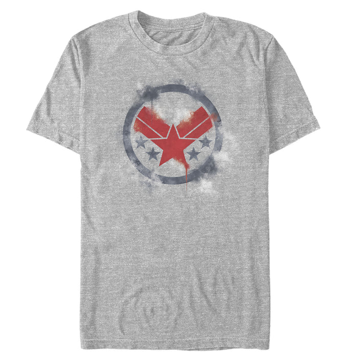 fifth sun Men's Marvel Avengers: Endgame Smudged War Machine T-Shirt