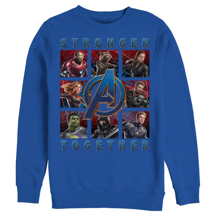 fifth sun Men's Marvel Avengers: Endgame Stronger Together Sweatshirt