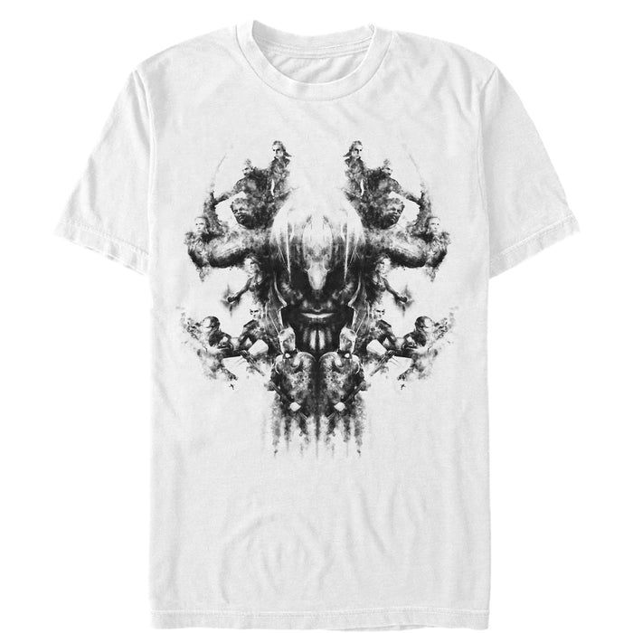 fifth sun Men's Marvel Avengers: Endgame Thanos Inkblot Test T-Shirt