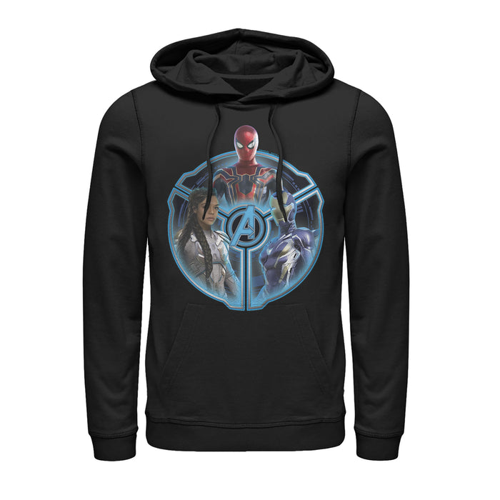 fifth sun Men's Marvel Avengers: Endgame Trio Pull Over Hoodie