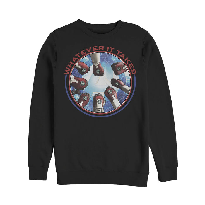 fifth sun Men's Marvel Avengers: Endgame Whatever It Takes Sweatshirt