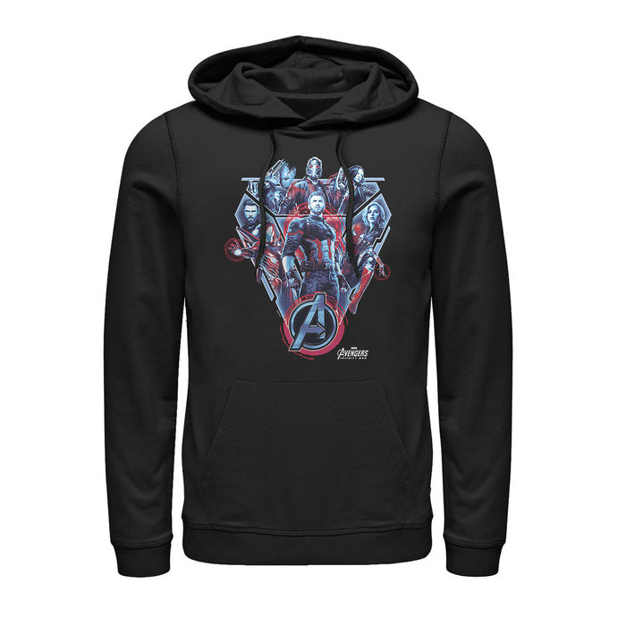 fifth sun Men's Marvel Avengers: Infinity War Armor Pull Over Hoodie