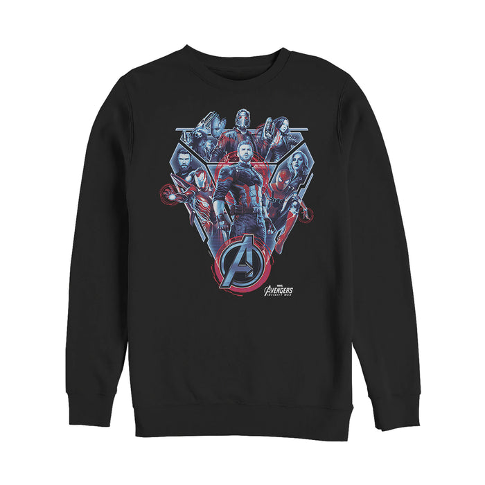 fifth sun Men's Marvel Avengers: Infinity War Armor Sweatshirt