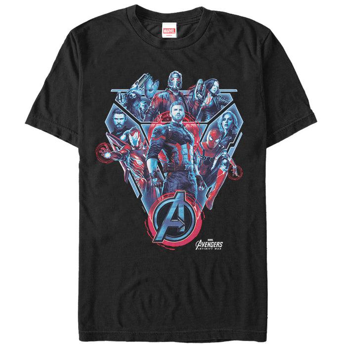 fifth sun Men's Marvel Avengers: Infinity War Armor T-Shirt