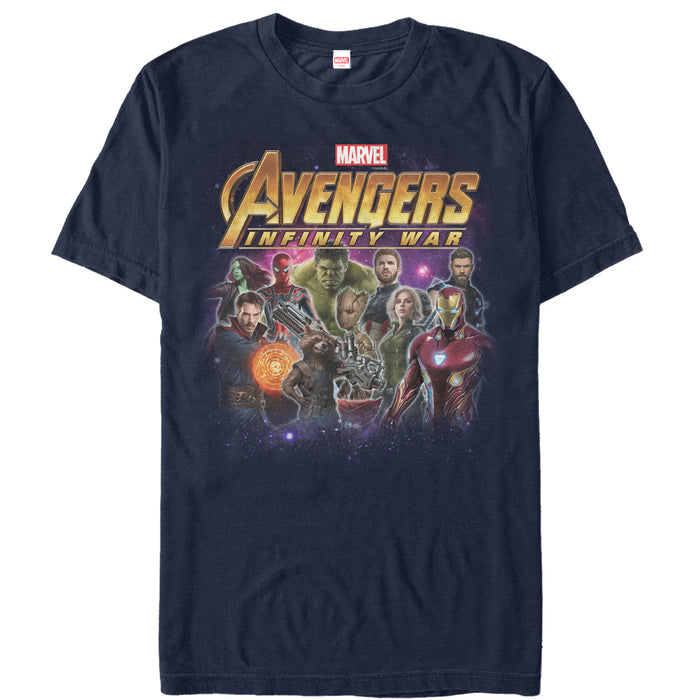Fifth Sun Men's Marvel Avengers: Infinity War Character Shot T-Shirt