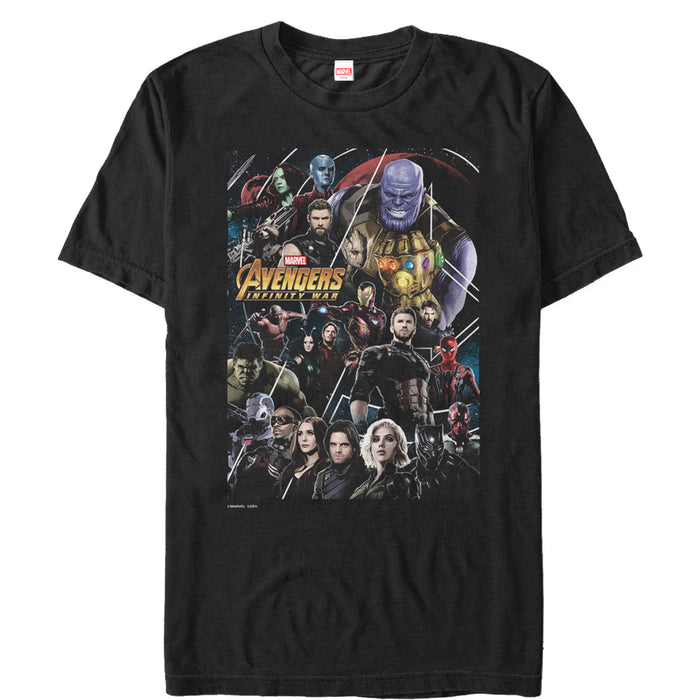 fifth sun Men's Marvel Avengers: Infinity War Character View T-Shirt