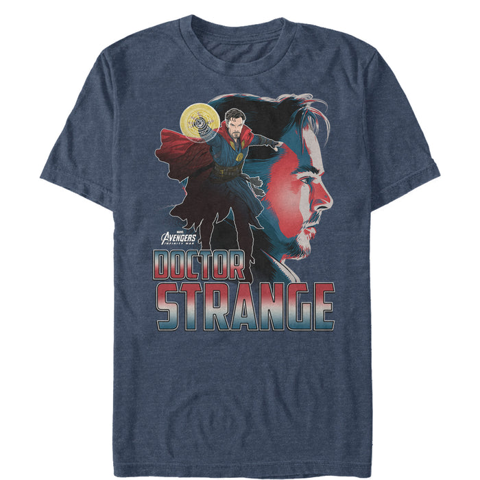 fifth sun Men's Marvel Avengers: Infinity War Doctor Strange Portrait T-Shirt