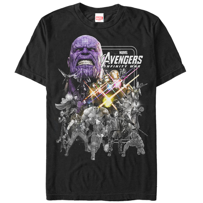 fifth sun Men's Marvel Avengers: Infinity War Groupscale T-Shirt