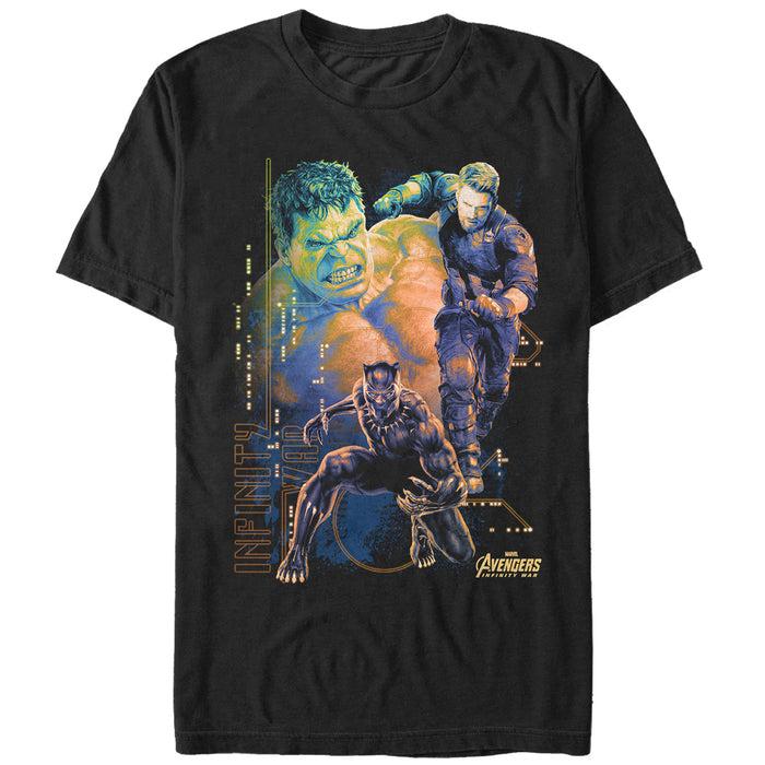 fifth sun Men's Marvel Avengers: Infinity War Heroes T-Shirt