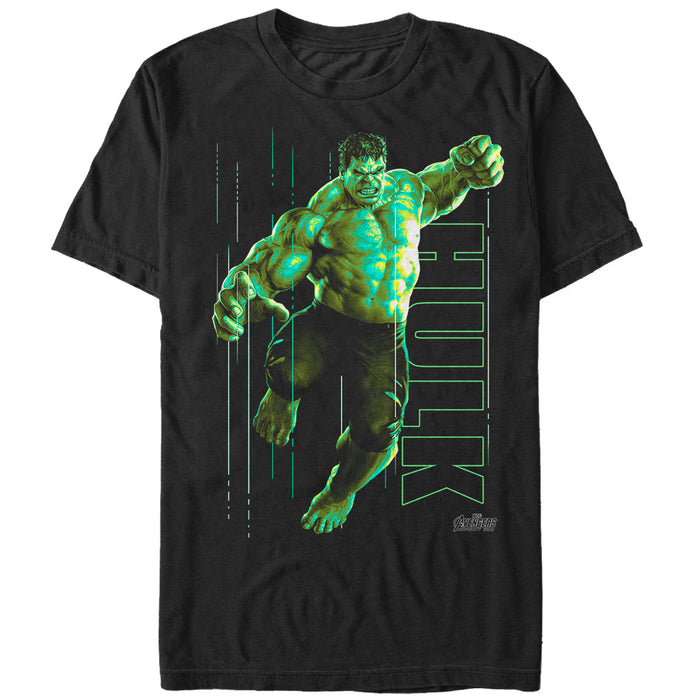 fifth sun Men's Marvel Avengers: Infinity War Hulk Portrait T-Shirt