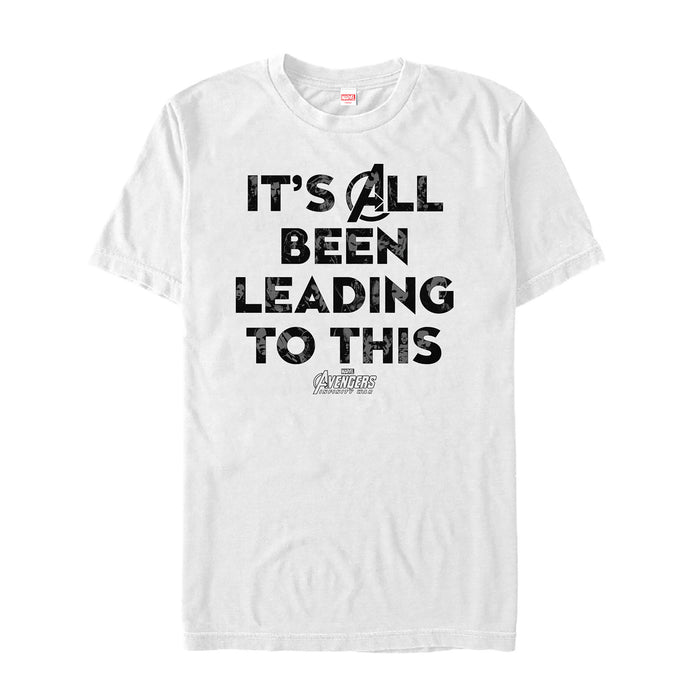fifth sun Men's Marvel Avengers: Infinity War Leading to This T-Shirt