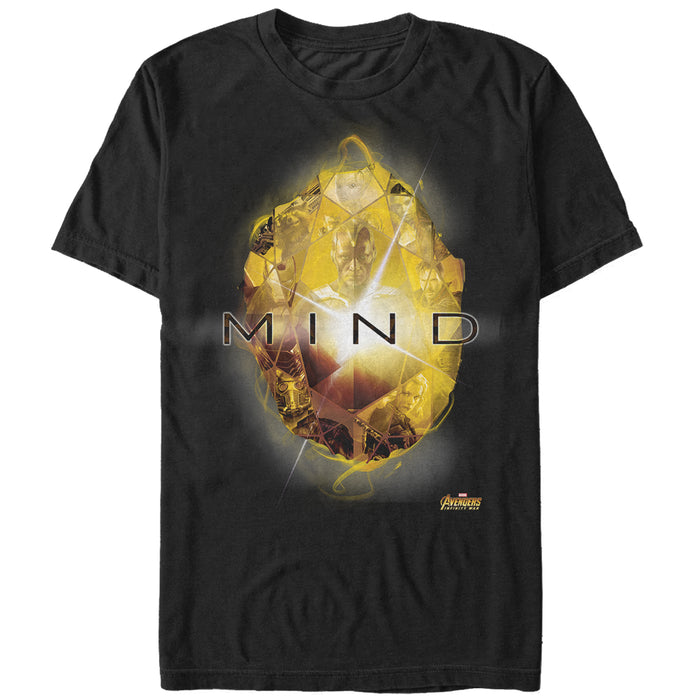 fifth sun Men's Marvel Avengers: Infinity War Mind Stone T-Shirt
