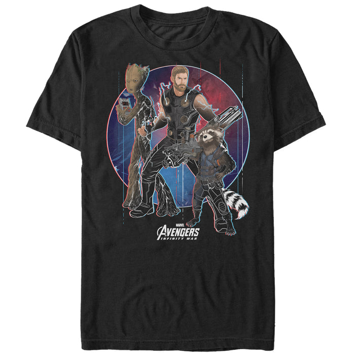 fifth sun Men's Marvel Avengers: Infinity War New Partners T-Shirt