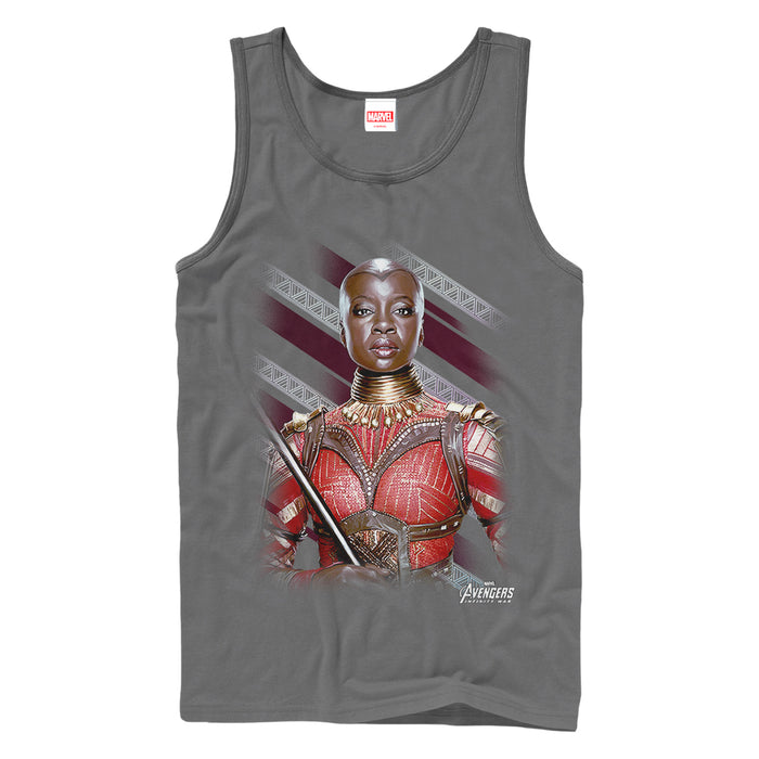 Fifth Sun Men's Marvel Avengers: Infinity War Okoye Stripe Tank Top