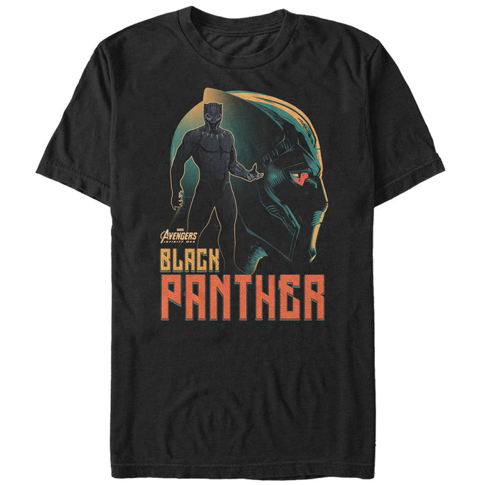 fifth sun Men's Marvel Avengers: Infinity War Panther View T-Shirt
