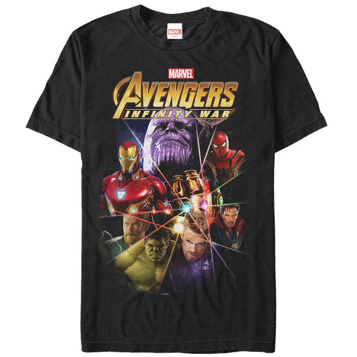 fifth sun Men's Marvel Avengers: Infinity War Prism T-Shirt